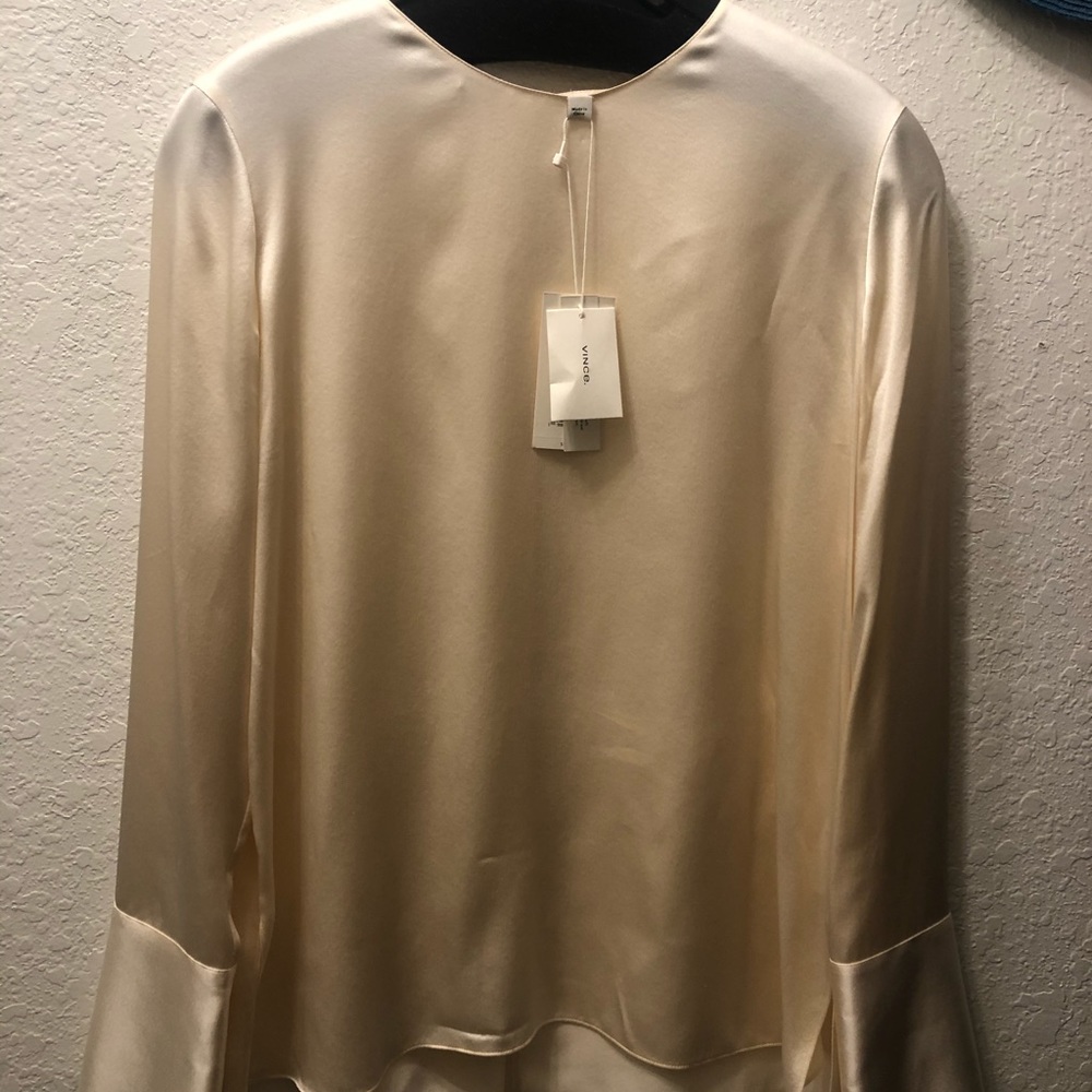 VINCE Silk Blouse